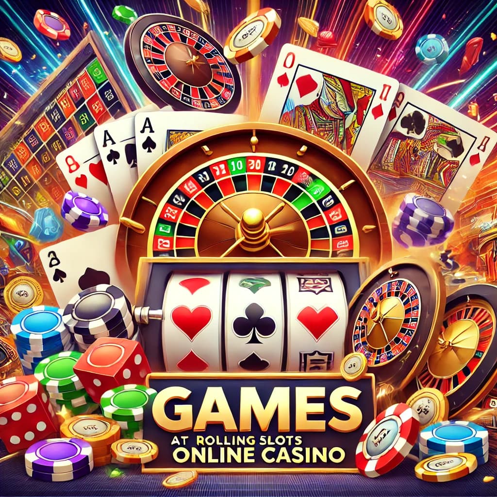 Games at RollingSlots Online Casino