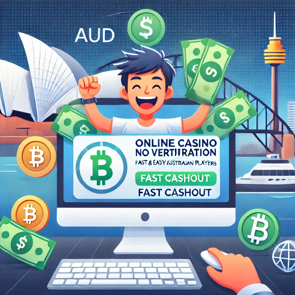 Online Casino No Verification Withdrawal Fast and Easy Cashouts for Australian Players